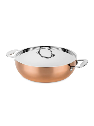 Mepra Toscana 2-handle 11" Saute Pan With Lid In Copper
