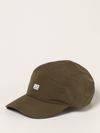 C.p. Company Logo Patch Curved Peak Baseball Cap In Green