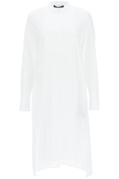 Max Mara 'manico' Caftan Dress In White