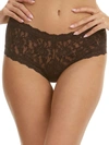 Hanky Panky Signature Lace Boyshort In Chocolate Noir