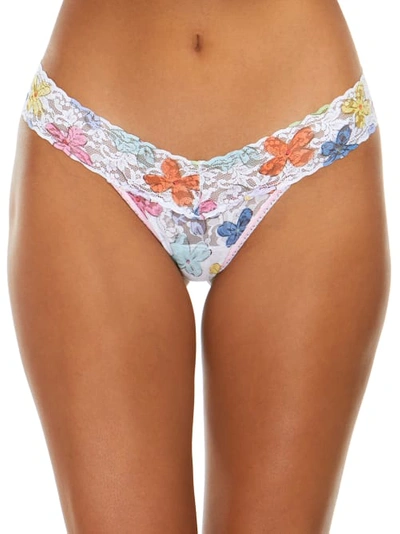 Hanky Panky Printed Signature Lace Low Rise Thong Sale Mod In Multicolor