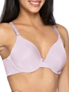 Vanity Fair Beauty Back Back Smoothing T-shirt Bra In Lilac Stripe