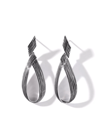 John Hardy Bamboo Striated Drop Earrings In Silber