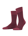 Falke Sensitive Herringbone Wool Blend Socks In Burnt Siena