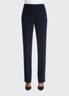 Lafayette 148 Barrow Finessecrepe Pants In Ink