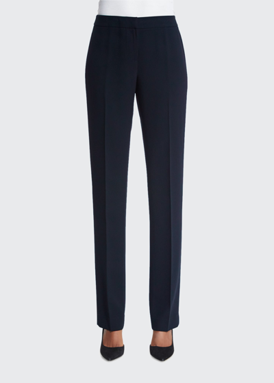 Lafayette 148 Barrow Finessecrepe Pants In Ink