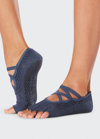 Toesox Elle Hermosa Strappy Half-toe Grip Socks In Paragon