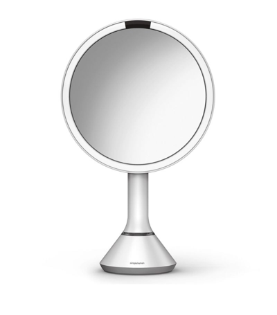 Simplehuman Stainless Steel Sensor Touch Control Mirror In White