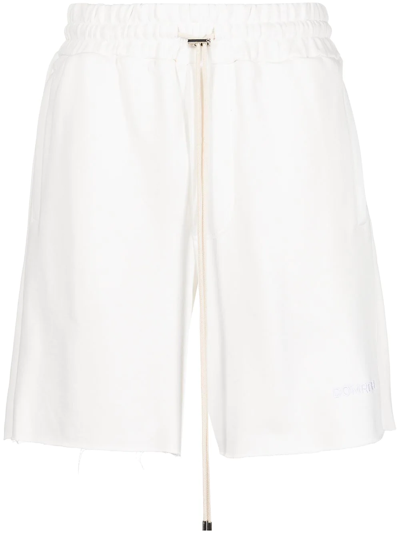 Domrebel Embroidered-logo Shorts In White