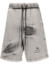 MAUNA KEA STONEWASHED LOGO-PRINT SHORTS