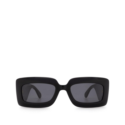 Gucci Gg0811s Black Sunglasses In Schwarz