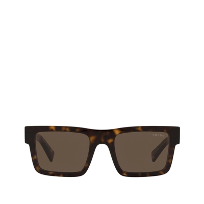 Prada Pr 19ws Square-frame Acetate Sunglasses In Braun