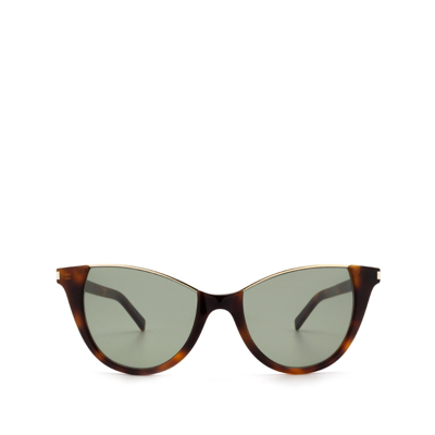 Saint Laurent Sl 368 Cat Eye Sunglasses In Brown