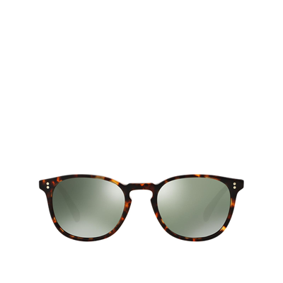 Oliver Peoples Ov5298su Semi Matte Sable Tortoise Unisex Sunglasses In Silver
