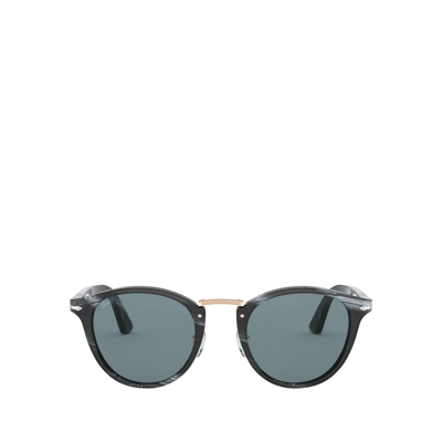 Persol Po3108s Typewriter Edition Round-frame Acetate Sunglasses In Blue