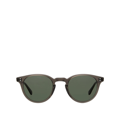 Garrett Leight Clement Sun Black Glass Unisex Sunglasses In Grau