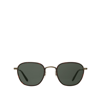 Garrett Leight Grant Sun Matte Kona Tortoise - Antique Gold Unisex Sunglasses In Braun