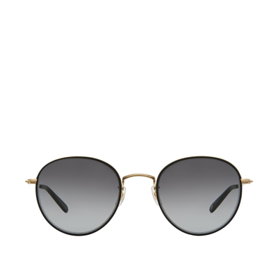 Garrett Leight Paloma Sun Matte Black-gold Sunglasses In Schwarz