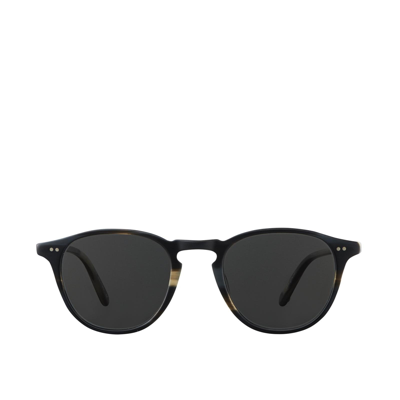 Garrett Leight Hampton Sun Basalt Unisex Sunglasses In Schwarz