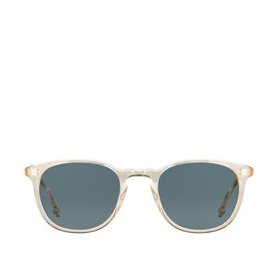 Garrett Leight Clement Sun Pure Glass Sunglasses In Weiss