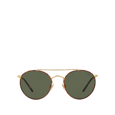 Polo Ralph Lauren Ph3114 Havana On Shiny Gold Sunglasses