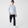 Lacoste Regular Fit Premium Cotton Shirt - 15 - 38 In Blue