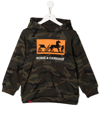 Mostly Heard Rarely Seen 8-bit Graphic-print Cotton Hoodie In Brown