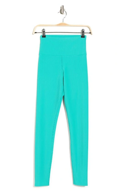 Beach Riot Ayla Ribbed Leggings In Waterfall