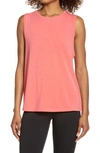 Zella Work For It Easy Tank Top In Pink Paradise