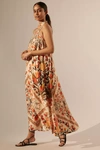 Farm Rio Halter Maxi Dress In White