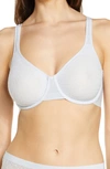 Wacoal All Edge Underwire Lace Bra In Arctic Ice
