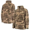 G-iii Sports By Carl Banks Camo St. Louis Blues Sherpa Quarter-zip Jacket In Camo
