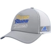 Adidas Originals Women's Gray, White St. Louis Blues Foam Trucker Snapback Hat In Gray