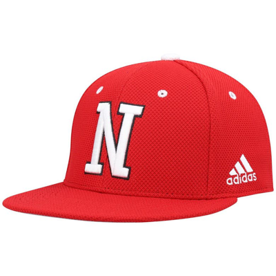Adidas Originals Adidas Scarlet Nebraska Huskers Team On-field Baseball Fitted Hat