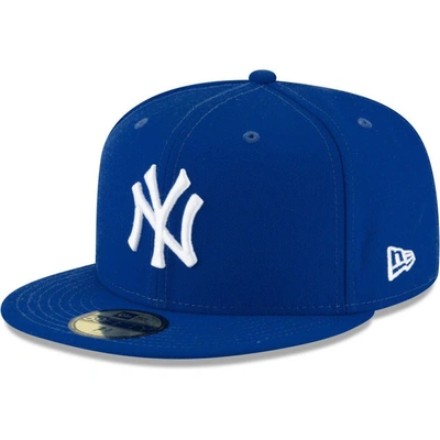 New Era Men's Royal New York Yankees 2009 World Series Sky Blue Under Visor 59fifty Fitted Hat