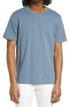 Treasure & Bond Slub Crew Cotton T-shirt In Blue Mirage