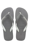 Havaianas Men's Top Mix Sandal In Steel Grey/ Grey