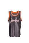 Khrisjoy High-shine Logo Tank Top In Black