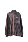 Khrisjoy Satin Tracksuit Jacket In Black