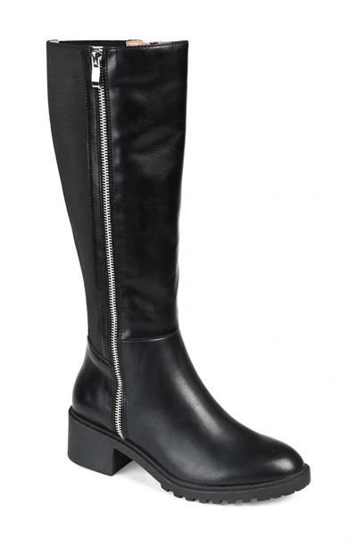 Journee Collection Morgaan Tall Boot In Black