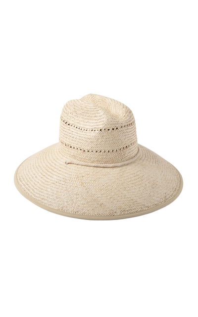 Lack Of Color The Vista Wide-brim Straw Hat In White