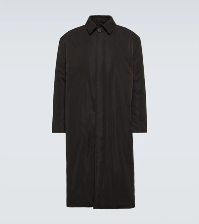 The Row Django Nylon Coat In Black