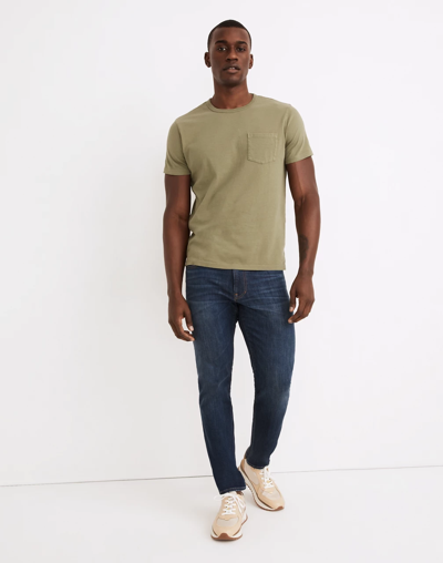 Madewell Athletic Slim Jeans In Leeward Wash