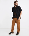 Madewell Relaxed Straight Workwear Pants In Dried Cedar