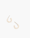 Madewell Freshwater Pearl Huggie Hoop Earrings In Freshwater Pearl