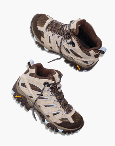 Mw Merrell&reg; Moab Speed Mid Gore-tex&reg; Boots In Lichen