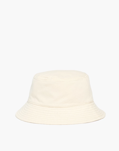 Mw Short-brimmed Bucket Hat In Vintage Parchment Multi