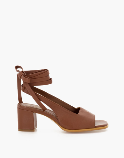Mw Alohas Leather Lille Sandals In Brown