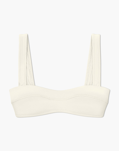 Mw Galamaar&reg; Lou Bandeau Bikini Top In White