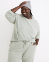 Mw Plus L Superbrushed Easygoing Sweatshirt In Frosted Willow